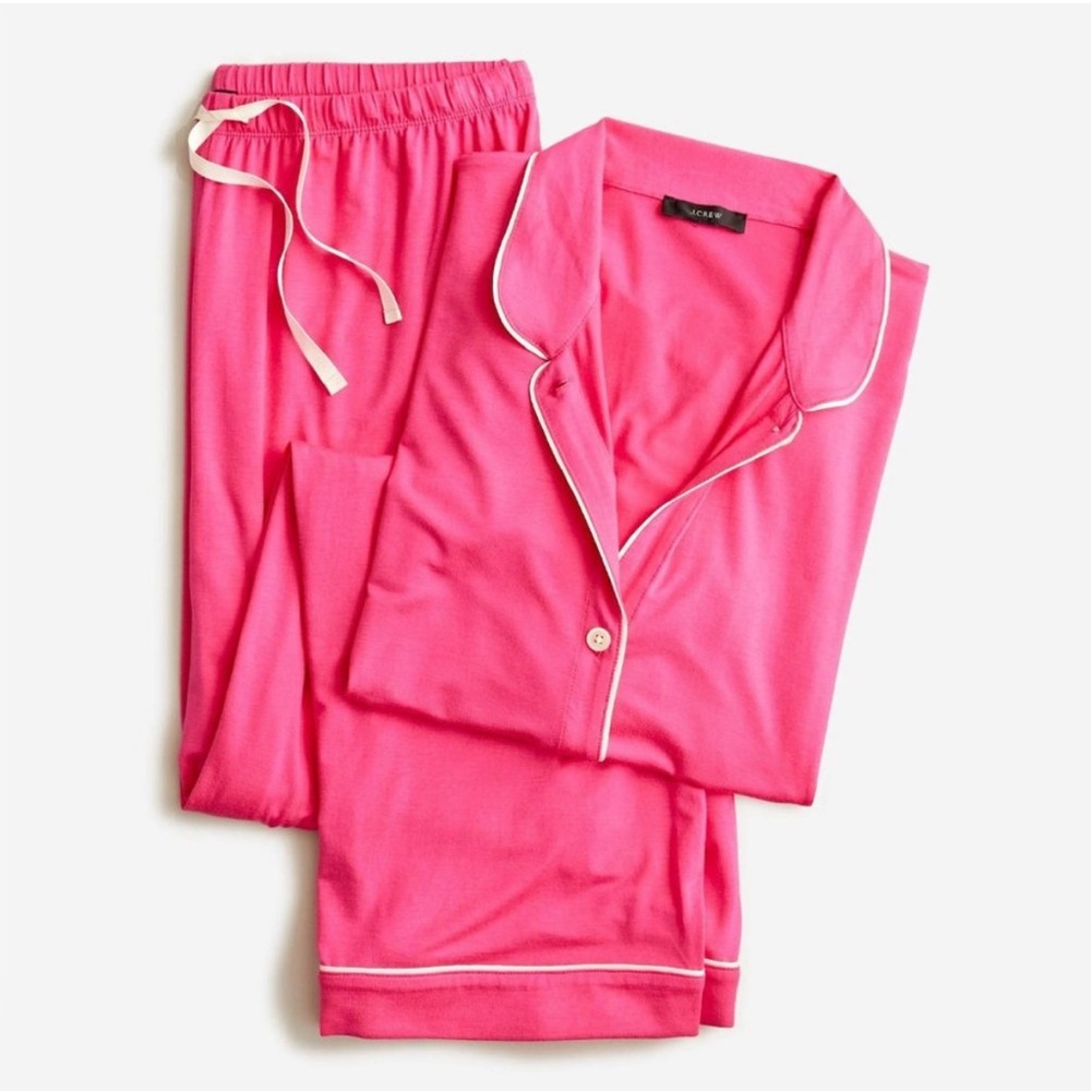 NWT J. Crew Eco Dreamiest Long-sleeve Pajama Set